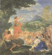 Giovanni Battista Gaulli Called Baccicio St John the Baptist Preaching (mk05) painting